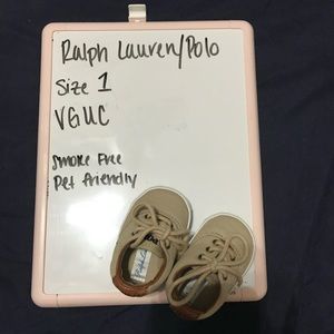 Ralph Lauren crib shoes